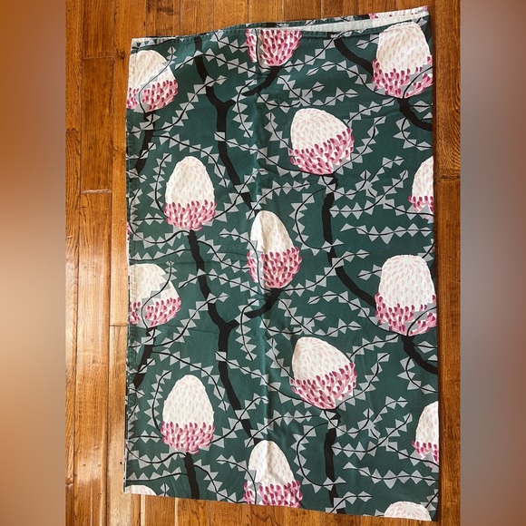 Finlayson Tablecloth with Thistle Design in Teal Multicolor - Picture 10 of 13